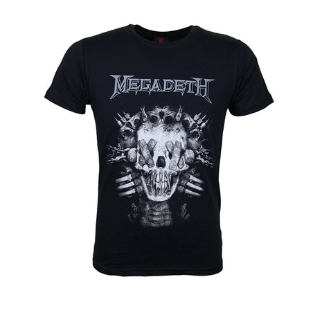 Megadeth Skull Bolt Tişört