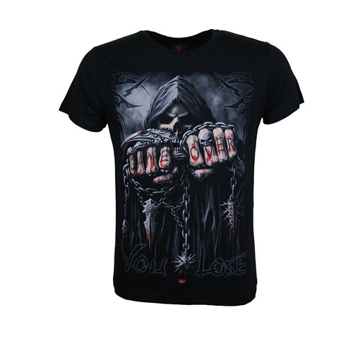 Game Over Skull Tişört
