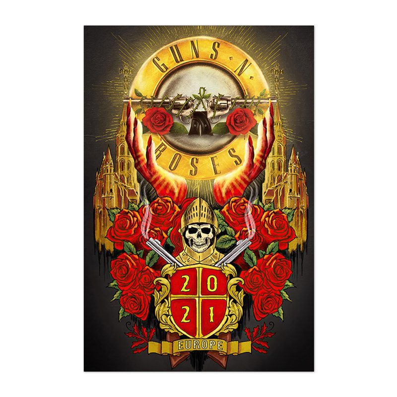 Gun'N'roses Europe Poster