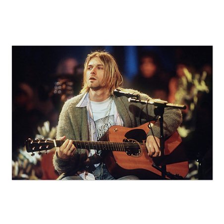 Kurt Cobain Unplugged Poster