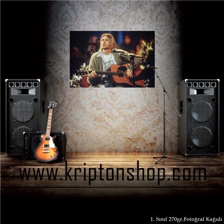Kurt Cobain Unplugged Poster