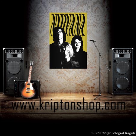 Nirvana Band Poster