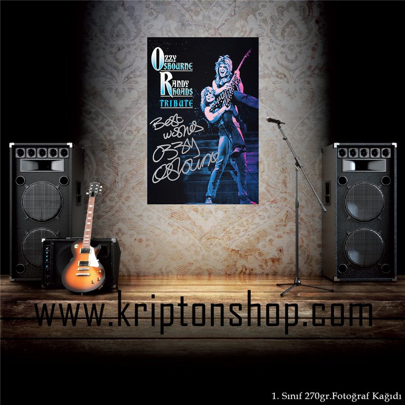 Ozzy And Randy Poster 2