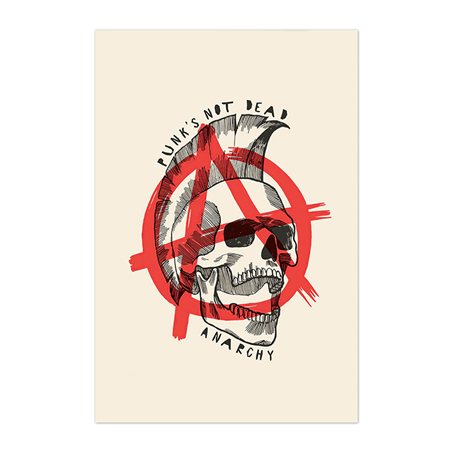 Punk's Not Dead Anarchy Poster