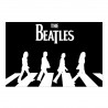 The Beatles Black White Abbey Road Poster