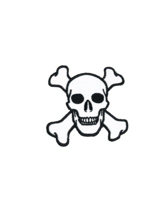 Skull White Patch