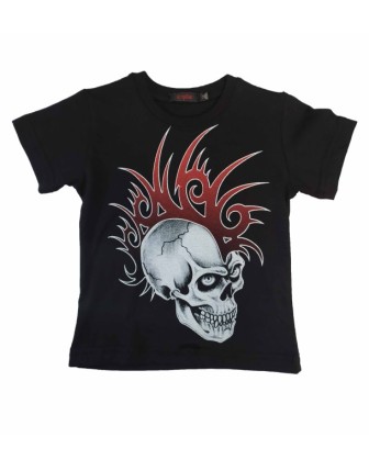 Skull Punk Çocuk Tişört