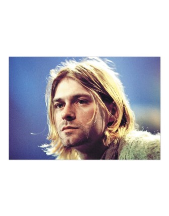 Kurt Cobain Face Poster