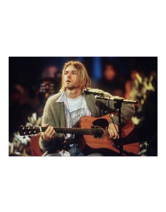 Kurt Cobain Unplugged Poster