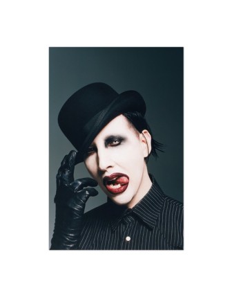 Marilyn Manson Hat Poster
