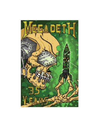 Megadeth 35 Years Poster