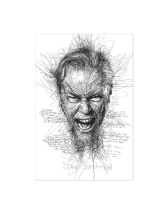 Metallica James Hetfield Hat Poster