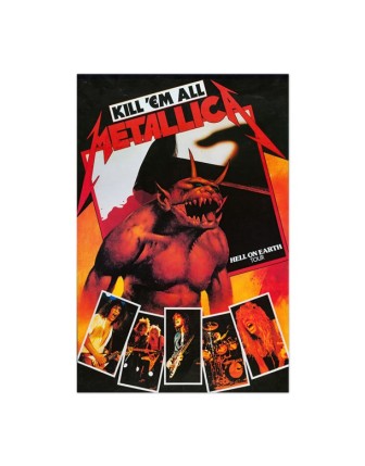 Metallica Jumpin The Fire Kill Em All Poster