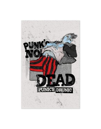 Punk's Drunk Poster