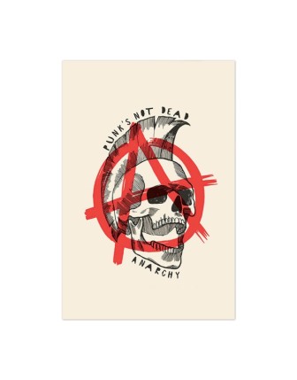 Punk's Not Dead Anarchy Poster