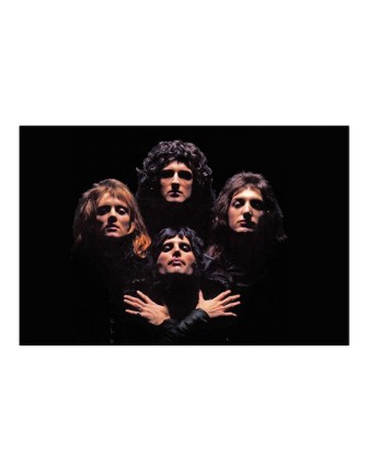 Queen Bohamian Rhapsody Face Poster