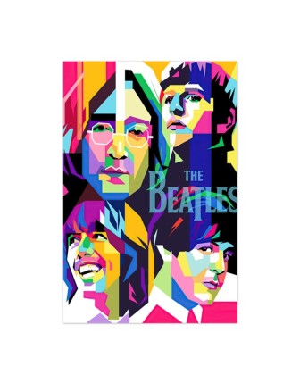 The Beatles Digiart Poster