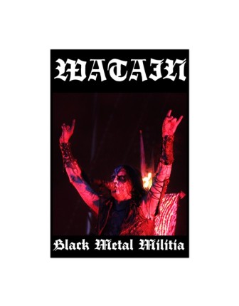 Watain Black Metal Militia Concert Poster