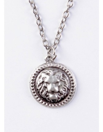 Aslan Kafası Madalyon Kolye