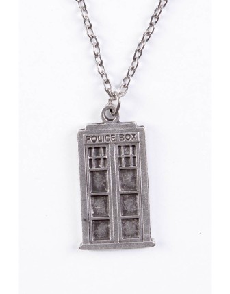 Doctor Who Phone Box Kolye