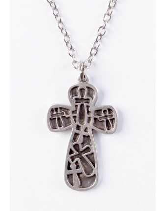 Haç İçinde Haç Kolye