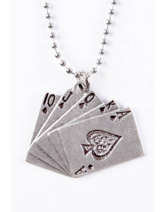 İskambil Kartları Kolye