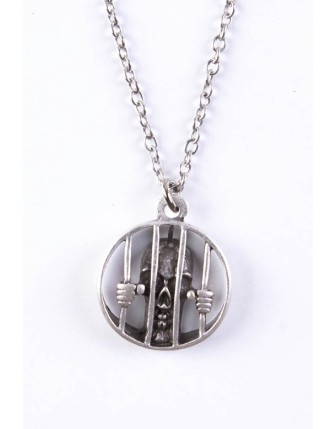 İskelet Demir Parmaklık Kolye