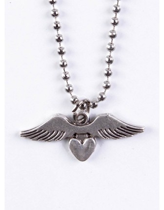 Kalp ve Kanat Kolye