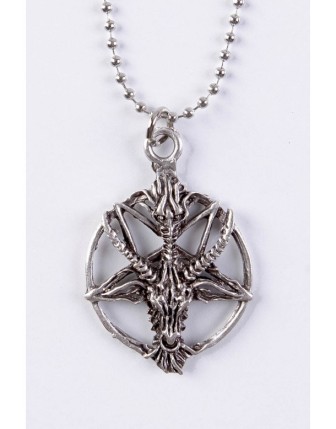 Keçi Pentagram Kolye