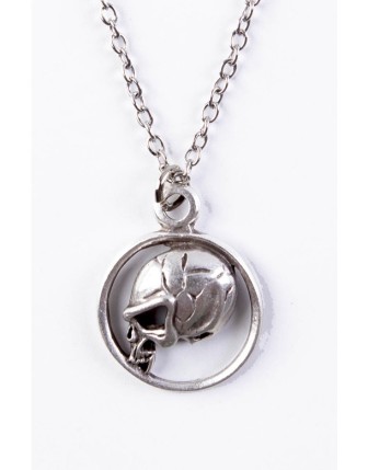 Kurukafa Yuvarlak İçinde Kolye