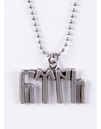 Türk Yazısı Kesimli Kolye