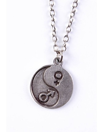 Ying Yang Erkek Dişi Kolye