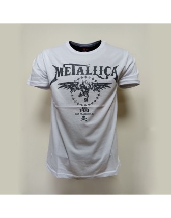 Metallica San Francisco Est.1981 Beyaz Tişört