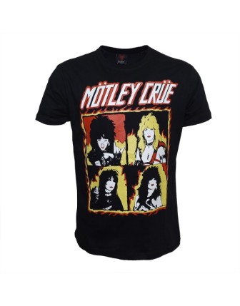 Mötley Cüre Devil Flames Tişört