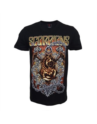 Scorpions Crest In Chains Tişört