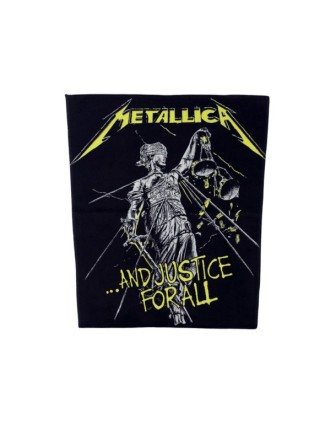 Metallica And Justice for All Sırt Patch