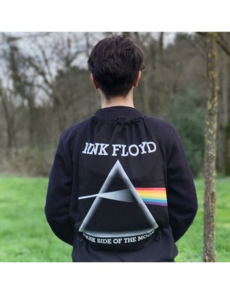 Pink Floyd Dark Side OF The Moon Büzgülü Gabardin Sırt Çantası