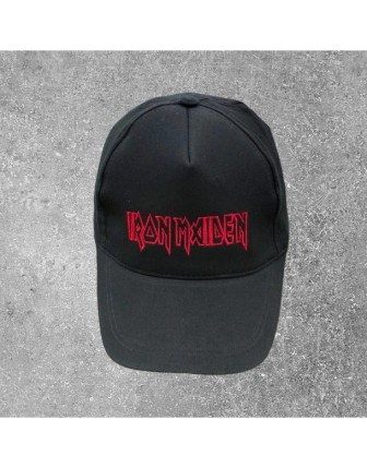 Iron Maiden Kırmızı Logo Şapka