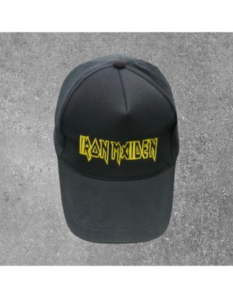 Iron Maiden Sarı Logo Şapka