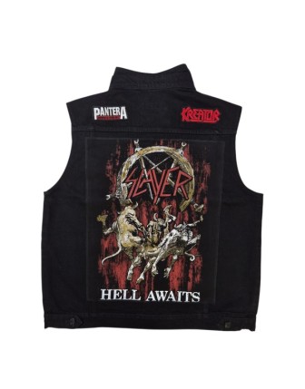 Slayer Hell Awaits Battle Ceket