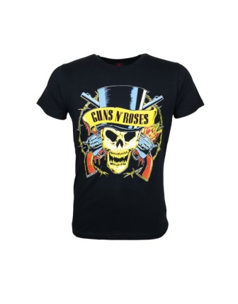 Guns N Roses Logo Skull Tişört