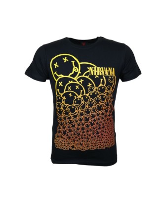 Nirvana A Lot Of Smiley Tişört