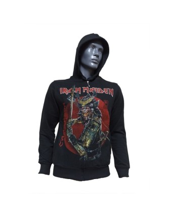 Iron Maiden Senjutsu Fermuarlı Kapüşonlu