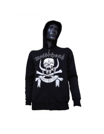 Motorhead March Or Die Fermuarlı Kapüşonlu