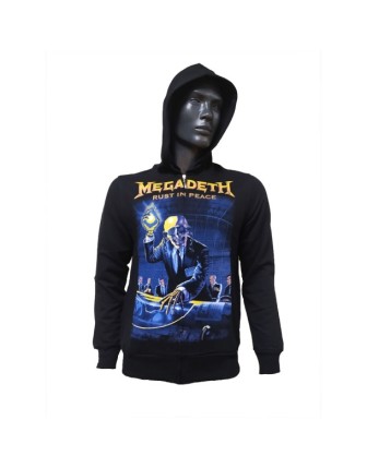 Megadeth Rust In Peace Fermuarlı Kapüşonlu