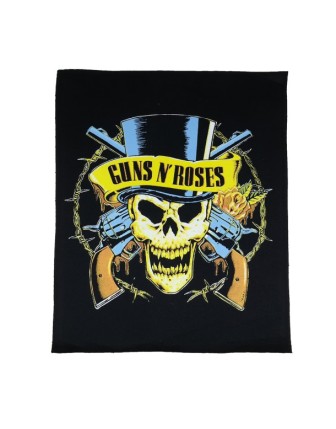 Guns N Roses Logo Skull Sırt Patch
